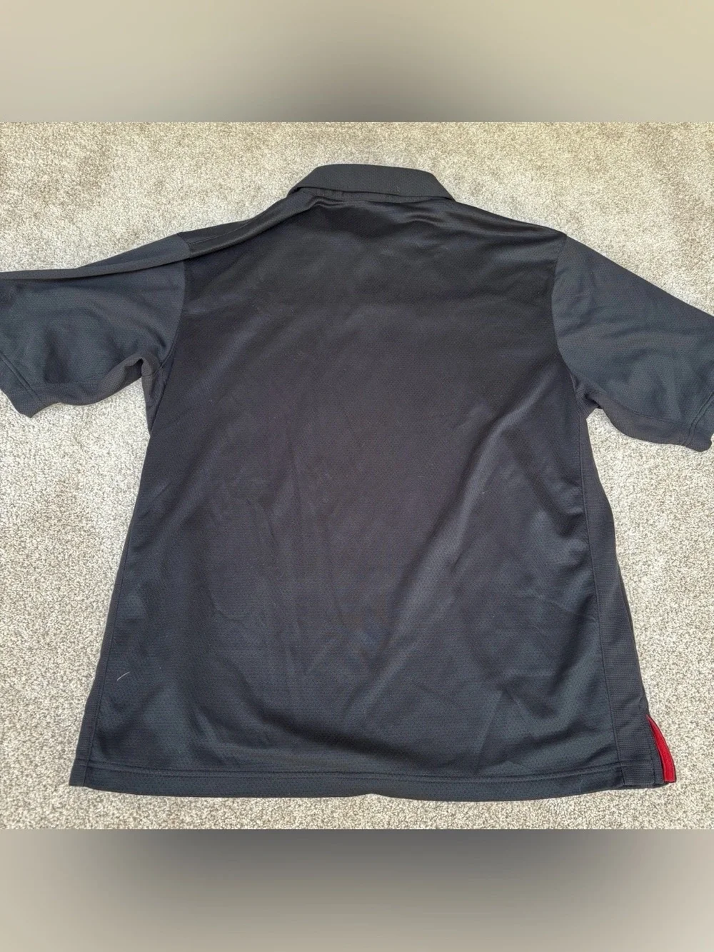Nike Team Ohio State Buckeyes Polo Black/Red Size Large